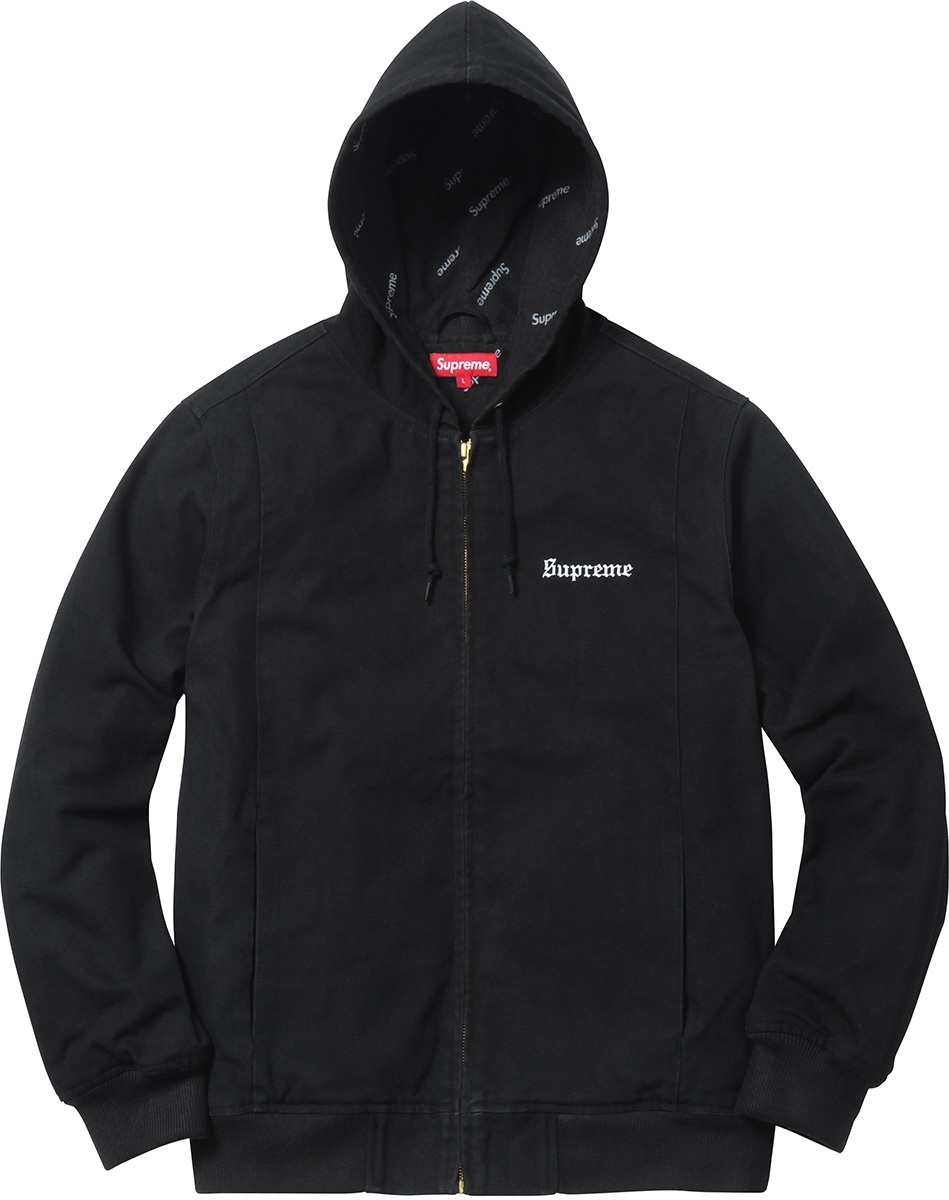 2-Tone Hooded Work Jacket view 6